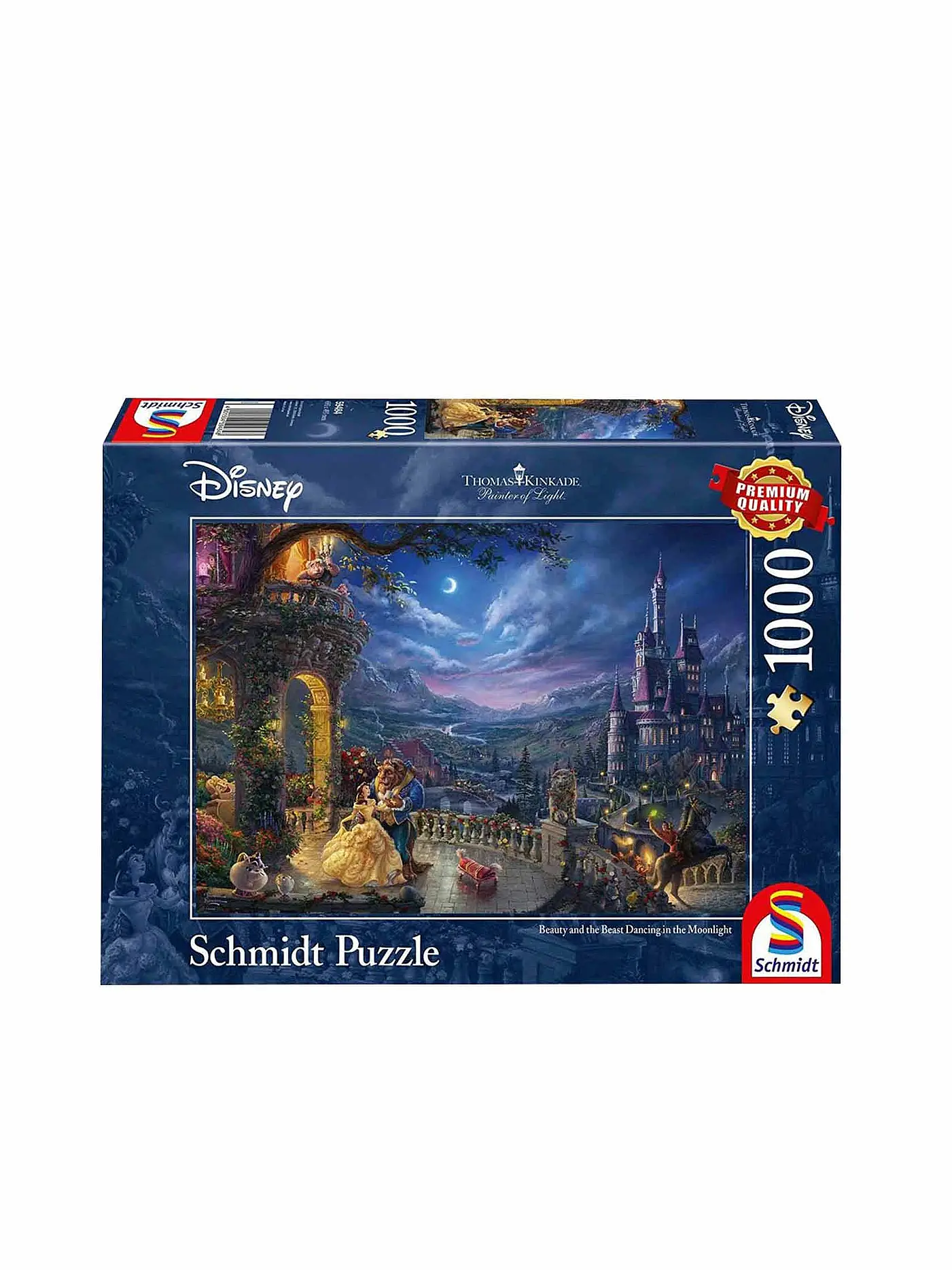 SCHMIDT-SPIELE | Puzzle - Walt Disney - Die Schöne und das Biest (1000 Teile) | 